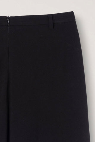 FLUID LONG SKIRT BLACK