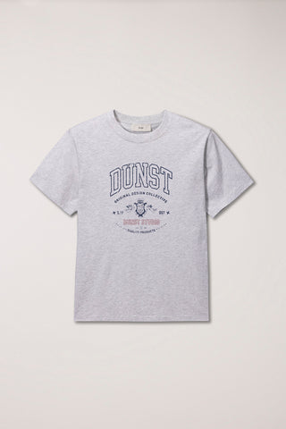 UNISEX CUPID ARCH LOGO T-SHIRT LIGHT MELANGE GREY