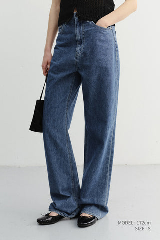 SUMMER STRAIGHT JEANS CLASSIC BLUE