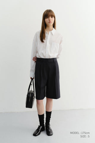 BERMUDA SHORTS NAVY STRIPE