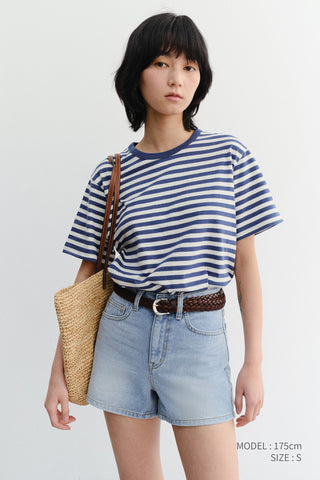 MINI DENIM SHORTS LIGHT BLUE