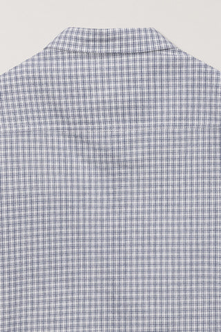 LACED CHECKED SHIRT BLUE CHECK