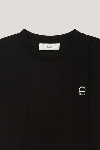 UNISEX LOGO CREASE T-SHIRT BLACK