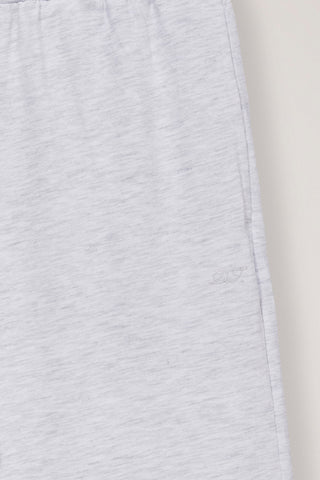 SUMMER WIDE JOGGER PANTS LIGHT MELANGE GREY