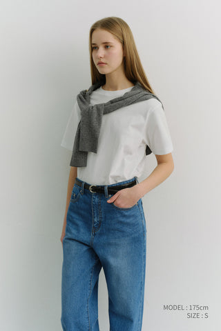 UNISEX LOOSE T-SHIRT WHITE