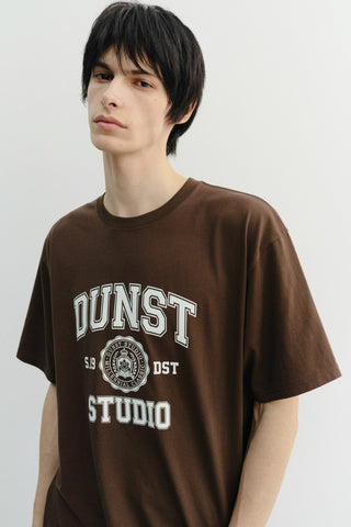 UNISEX CLASSIC LOGO T-SHIRT BROWN