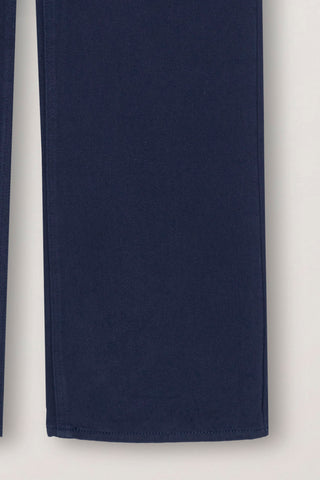 BRUSHED STRAIGHT JEANS NAVY