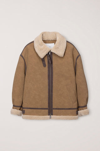 UNISEX B-3 SHEARLING JACKET CAMEL