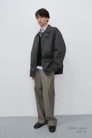 UNISEX CHORE JACKET SEPIA