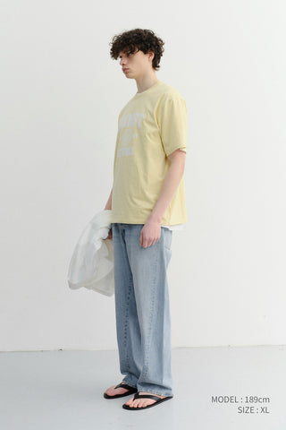 UNISEX CLASSIC LOGO T-SHIRT LEMON