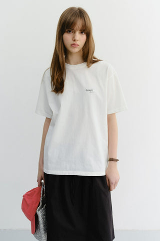 UNISEX GARMENT DYED T-SHIRT OFF WHITE