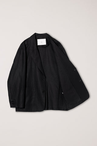 UNISEX SOFT TAILORED JACKET BLACK