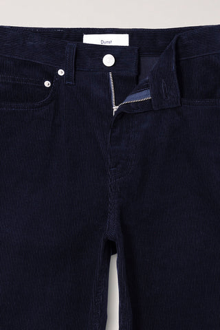ESSENTIAL STRAIGHT CORDUROY JEANS NAVY