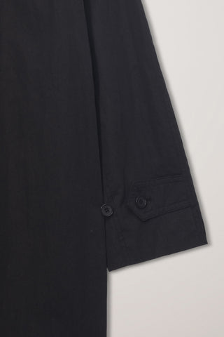 UNISEX REFINED MAC COAT BLACK