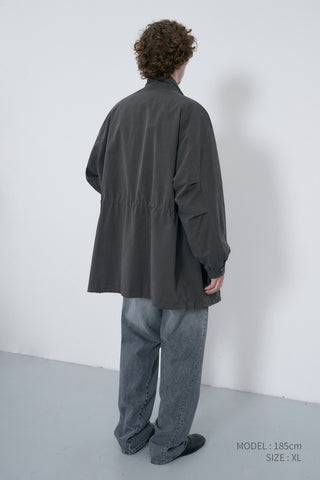 UNISEX MODERN FIELD JACKET WASHED CHARCOAL GREY
