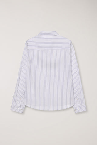 2-WAY ESSENTIAL STRIPED SHIRT GREY STRIPE