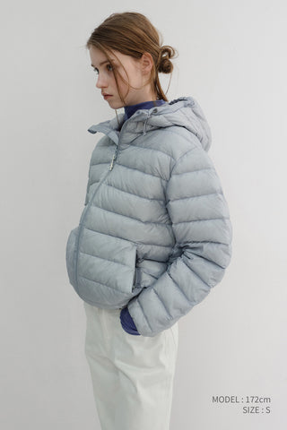 ESSENTIAL ROLL NECK TOP BLUE