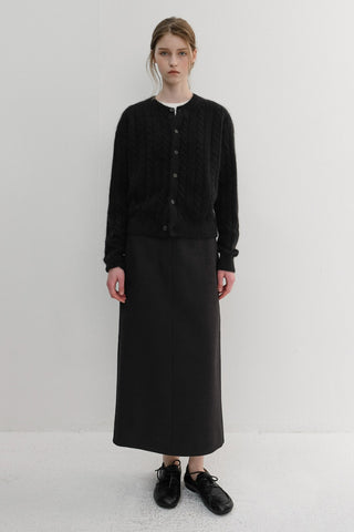 H-LINE LONG SKIRT BLACK