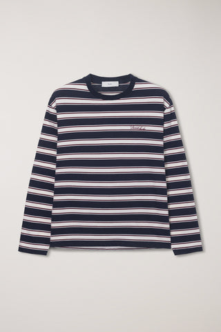 UNISEX STRIPED T-SHIRT NAVY STRIPE