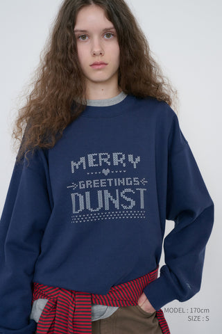 UNISEX PIXEL SWEATSHIRT NAVY