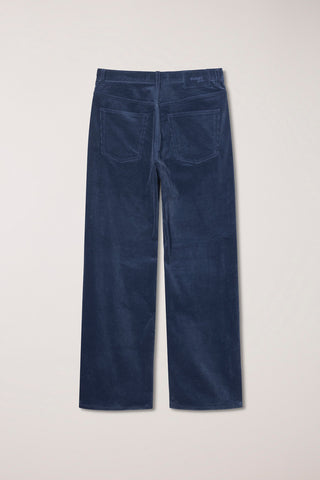 90S WIDE CORDUROY JEANS WASHED BLUE