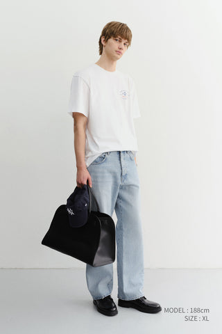 UNISEX CUPID ARCH BACK LOGO T-SHIRT OFF WHITE
