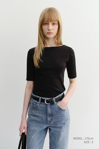 ESSENTIAL CROPPED JEANS LIGHT BLUE
