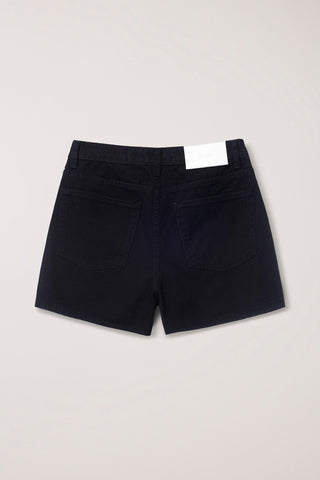 MINI DENIM SHORTS BLACK