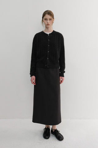 H-LINE LONG SKIRT BLACK