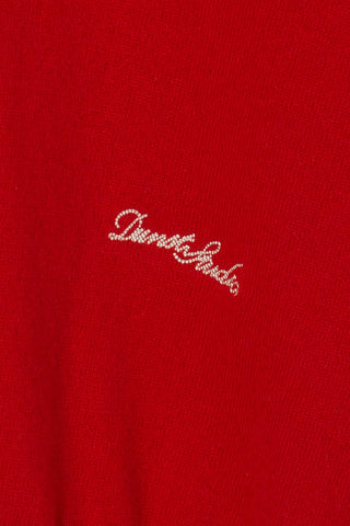 UNISEX SOFT V-NECK SWEATER TOMATO RED
