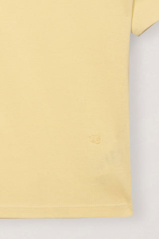 CROPPED SLIM TOP LEMON