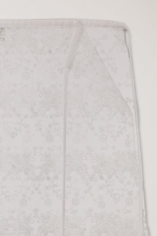 NEEDLEWORK LAYERING SKIRT WHITE