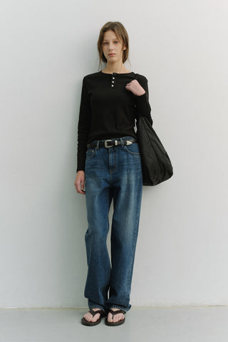 MODERN WESTERN BELT BLACK