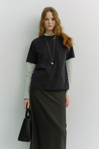 UNISEX LOOSE T-SHIRT NAVY