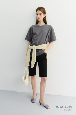 SLIM BIKER SHORTS BLACK