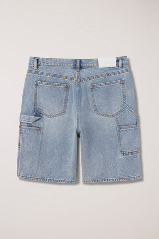 CLASSIC CARPENTER DENIM SHORTS LIGHT BLUE