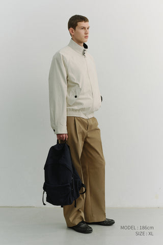 UNISEX MODERN HARRINGTON JACKET CREAM