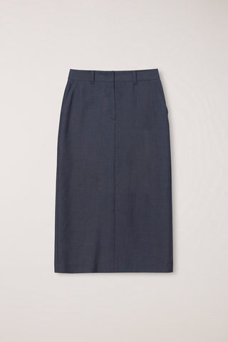H-LINE LONG SKIRT DEEP GREY