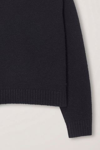 UNISEX SHAGGY DOG SWEATER BLACK