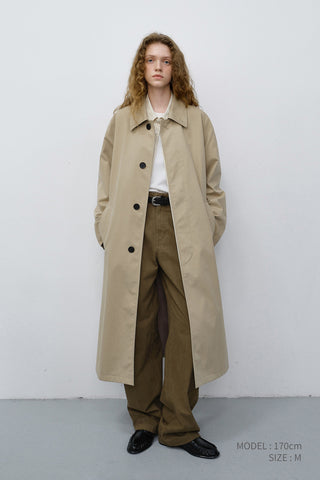 UNISEX REFINED MAC COAT BEIGE
