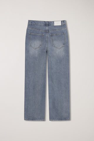 LOW RISE LOOSE JEANS CLASSIC BLUE