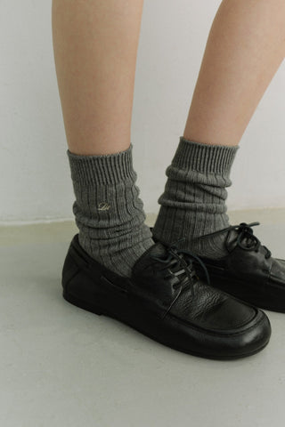 CLASSIC LOGO SOCKS CHARCOAL GREY