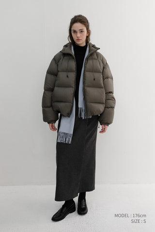 MAXI WRAP SKIRT CHARCOAL GREY
