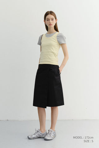 ESSENTIAL SLEEVELESS TOP BUTTER
