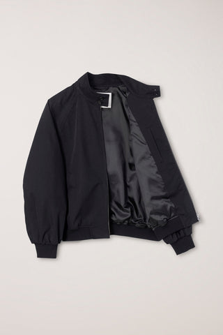 UNISEX VOLUME HARRINGTON JACKET BLACK