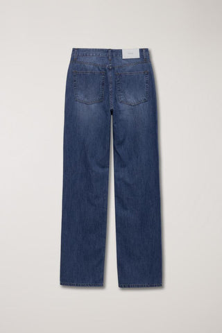 RELAXED SUMMER DENIM PANTS CLASSIC BLUE