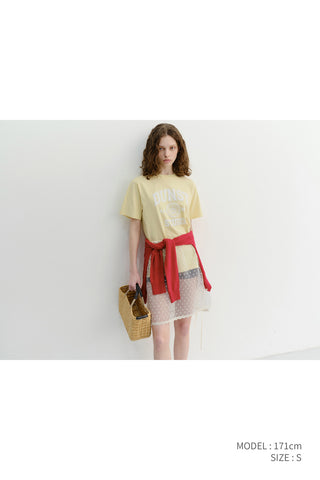 UNISEX CLASSIC LOGO T-SHIRT LEMON