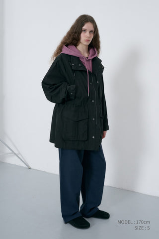 UNISEX MODERN FIELD JACKET BLACK