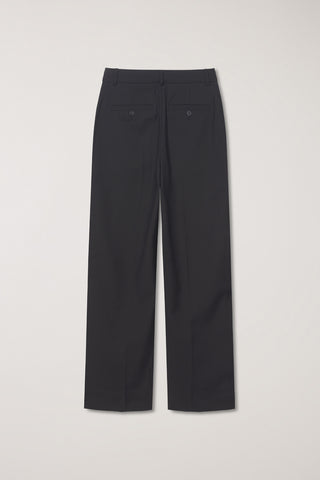 STRAIGHT SLACKS BLACK
