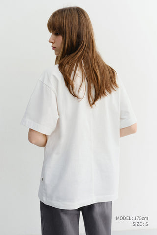 UNISEX ESSENTIAL LOOSE T-SHIRT OFF WHITE